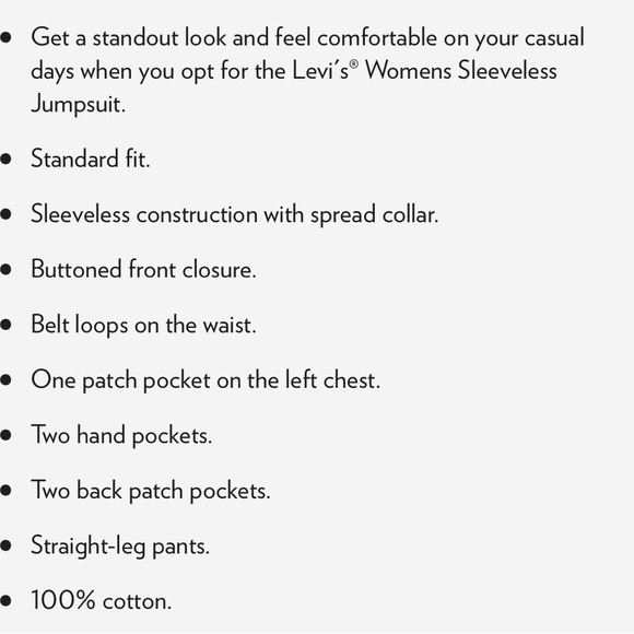 Levis denim coveralls - Picture 3 of 6